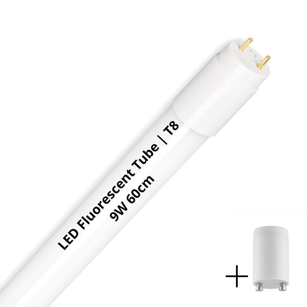 Lighto | LED fluorescent tube | T8 | 9W | 60cm | Replaces 18W fluorescent