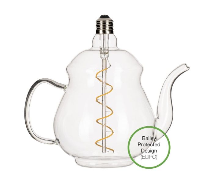 Bailey | LED Bulb Teapot | E27 Dimmable | 4W