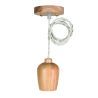 Bailey | Pendant luminaire Wood | E27  | 60W 