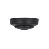 Bailey ceiling cup plastic small black RAL9005