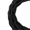 Bailey textile cable twisted 2x0,75mm black 3m Bailey textile cable twisted 2x0,75mm black 3m