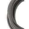 Bailey textile cable 2x0,75mm black/white 50m roll
