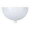 Bailey ceiling cup bowl white + white cord grip Bailey ceiling cup bowl white + white cord grip