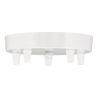 Bailey ceiling cup metal white multi 5 cords