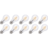Lighto | LED Filament | Large Socket E27 | Standard Bulb | Clear | 60mm | 5W | Pack of 10 Lighto | LED Filament | Large Socket E27 | Standard Bulb | Clear | 60mm | 5W | Pack of 10