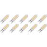 Lighto | LED Bulb | G9 Socket | Plug-in Lamp | Clear | 13mm | 2W | 10 Pieces