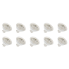 Lighto | LED Bulb | GU5.3 Socket | Spotlight | Bright | 50mm | 3W | Pack of 10 Lighto | LED Bulb | GU5.3 Socket | Spotlight | Bright | 50mm | 3W | Pack of 10