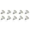 Lighto | LED Bulb | GU10 Fitting | Spot | Clear | 50mm | 3W | Pack of 10