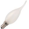 Incandescent Candle bulb with tip | E14 Dimmable | 10W Frosted