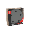 Calex | Metal ceiling plate | Ø100mm | 5 holes | Concrete
