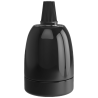 Calex | Lamp Holder | E27 socket | Ceramic | Black | 60W