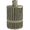 Calex | Lampholder | E27 socket | Aluminum | 3-ring model | Matte Bronze | Round cable clamp | 60W Calex | Lampholder | E27 socket | Aluminum | 3-ring model | Matte Bronze | Round cable clamp | 60W