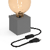 Calex | Table luminaire | E27 fitting | With switch | Max. 1x40W | Grey | 1,8M cord Calex | Table luminaire | E27 fitting | With switch | Max. 1x40W | Grey | 1,8M cord