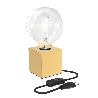 Calex | Table luminaire | Square | Gold | E27 fitting Calex | Table luminaire | Square | Gold | E27 fitting