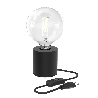 Calex | Table luminaire | Round | Black | E27 fitting