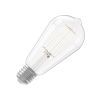 Calex | LED filament | Rustic | Clear | E27 socket | 4.5W Calex | LED filament | Rustic | Clear | E27 socket | 4.5W