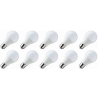 Lighto | LED Bulb | Large Socket E27 | Standard Lamp | Opal | 60mm | 5W | 10 Pieces Lighto | LED Bulb | Large Socket E27 | Standard Lamp | Opal | 60mm | 5W | 10 Pieces