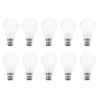 10x Incandescent Light Bulb | B22d Dimmable | 25W Frosted