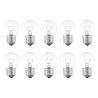 10x Incandescent Golf Ball Bulb | E27 Dimmable | 15W 10x Incandescent Golf Ball Bulb | E27 Dimmable | 15W