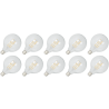 Lighto | LED Filament | Large Socket E27 | Globe Lamp | Clear | 125mm | 4W | Pack of 10 Lighto | LED Filament | Large Socket E27 | Globe Lamp | Clear | 125mm | 4W | Pack of 10