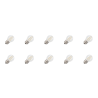 Lighto | LED Filament | Small Socket E14 | Globe Bulb | Clear | 45mm | 2W | Pack of 10