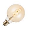Lighto | LED Filament | E27 Fitting | Globelamp | Amber | G95 | 95mm | 4W