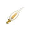 SPL | LED Filament | Small fitting E14 | Candle lamp with tip | Bright | Gold | 4W | Dimmable