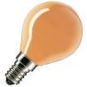 Incandescent Golf Ball Bulb | E14 Dimmable | 25W Orange Incandescent Golf Ball Bulb | E14 Dimmable | 25W Orange