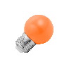 Lighto | LED Golf Ball Bulb Plastic | E27 | 1W Orange