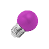 Lighto | LED Golf Ball Bulb Plastic | E27 | 1W Purple