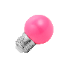 Lighto | LED Golf Ball Bulb Plastic | E27 | 1W Pink