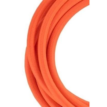 Bailey textile cable 2x0,75mm orange 3m