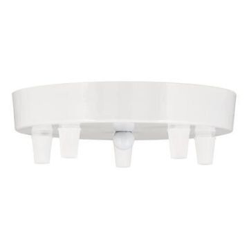 Bailey ceiling cup porcelain white multi 1-5 cords