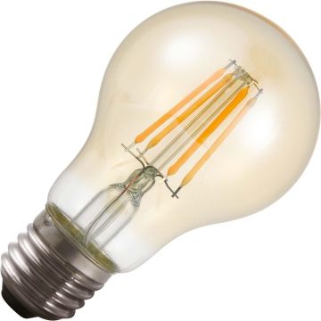 Lighto | LED filament | Grote fitting E27 | Standaardlamp | Goud | Schemersensor | 60mm | 4W | 2 stuks