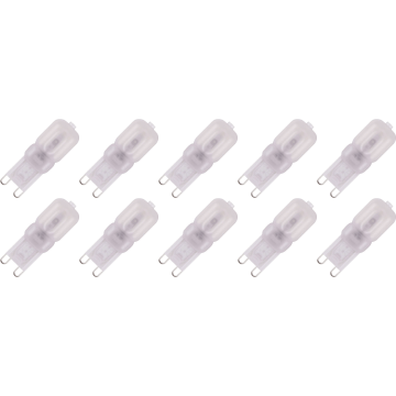 Lighto | LED Bulb | G9 Socket | Insert Lamp | Clear | 12mm | 2.5W | Pack of 10