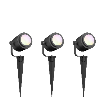 Calex | Smart Outdoor Set of 3 Spotlights | 24V