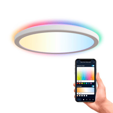 Calex | Smart Halo Ceiling Light | Ø292mm | 22W | IP54 | 15000hrs