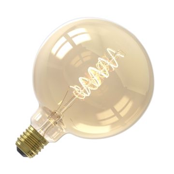 Calex | LED filament | Grote fitting E27 | Globe | G125 | Goud | 5.5W