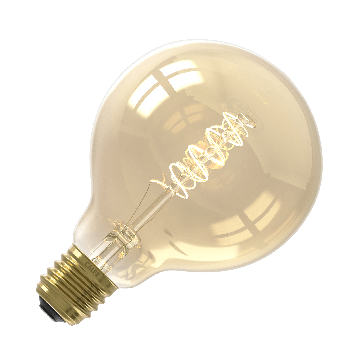 Calex | LED filament | Large socket E27 | G95 Globe | Gold | 5.5W | 3-step dimming