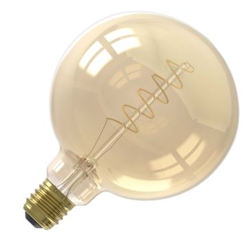 Calex | LED filament | Grote fitting E27 | G125 Globe | Goud | 5.5W | 3-step dimming