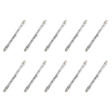 10x Halogen Rod lamp | R7s Dimmable | 200W 118mm