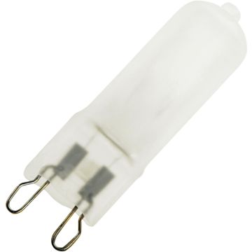 Halogen capsule bulb 20W 230V G9 frosted (replaces 25W)