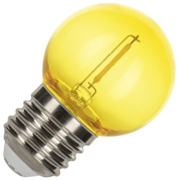 Bailey 5x Golf Ball Bulb Yellow | LED Filament 0,6W | Edison Screw E27 Plastic