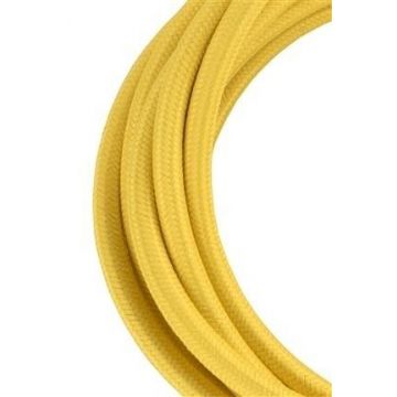 Bailey textile cable 2x0,75mm yellow 3m