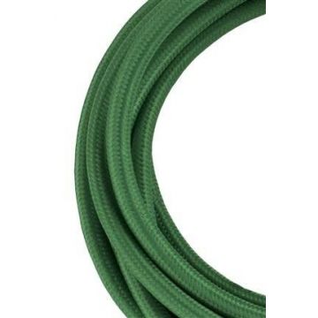 Bailey textile cable 2x0,75mm dark green 3m
