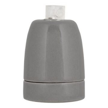 Bailey fixture porcelain E27 grey