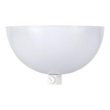 Bailey ceiling cup bowl white + white cord grip