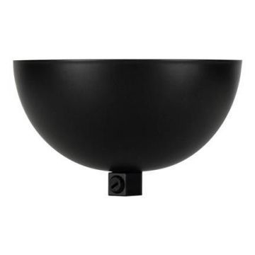 Bailey ceiling cup bowl black + black cord grip