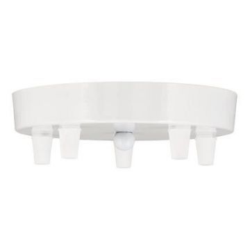Bailey ceiling cup porcelain white multi 1-5 cords