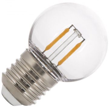 Bailey | LED Kogellamp Plastic | Grote fitting E27 | 2W (vervangt 20W)